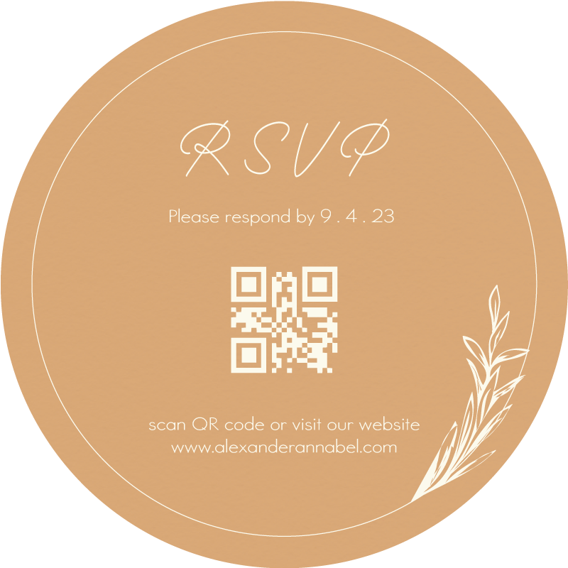 Shimmer Floss RSVP Cards - White Ink design preview