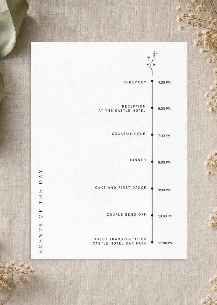 Ebb & Flow - Wedding Programs