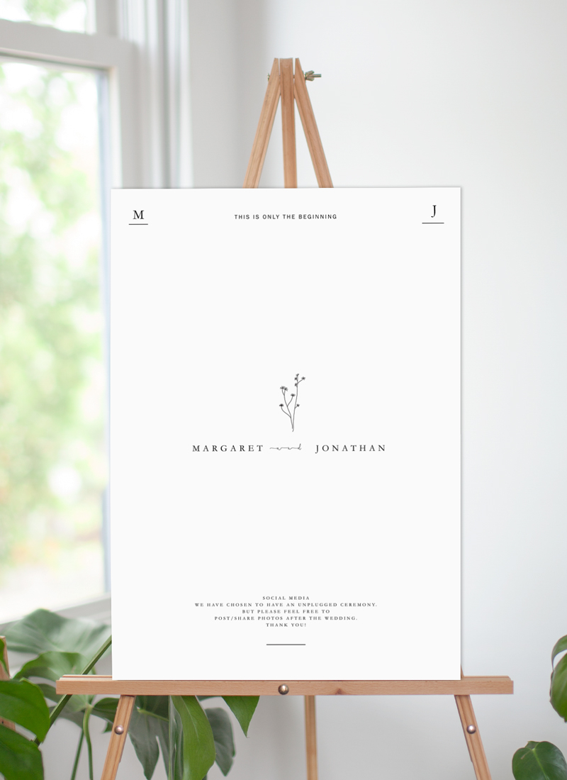Ebb & Flow - Wedding Signs
