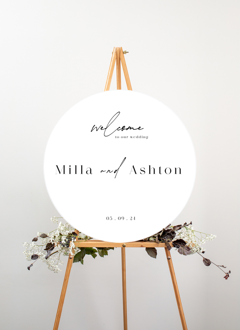 Pearl - Wedding Signs
