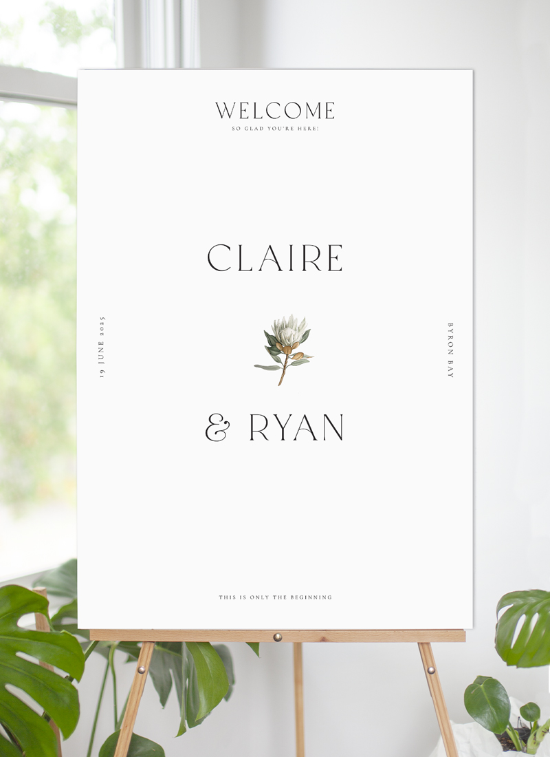 Protea - Wedding Signs