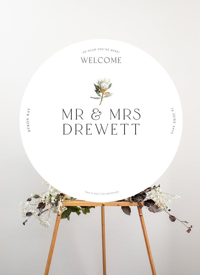 Protea - Wedding Signs