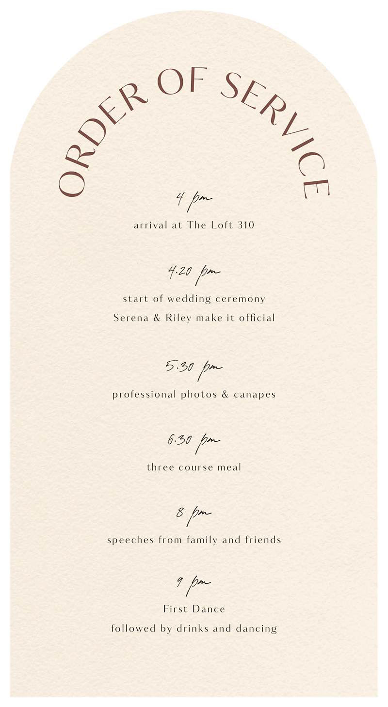 Impressionist - Wedding Programs