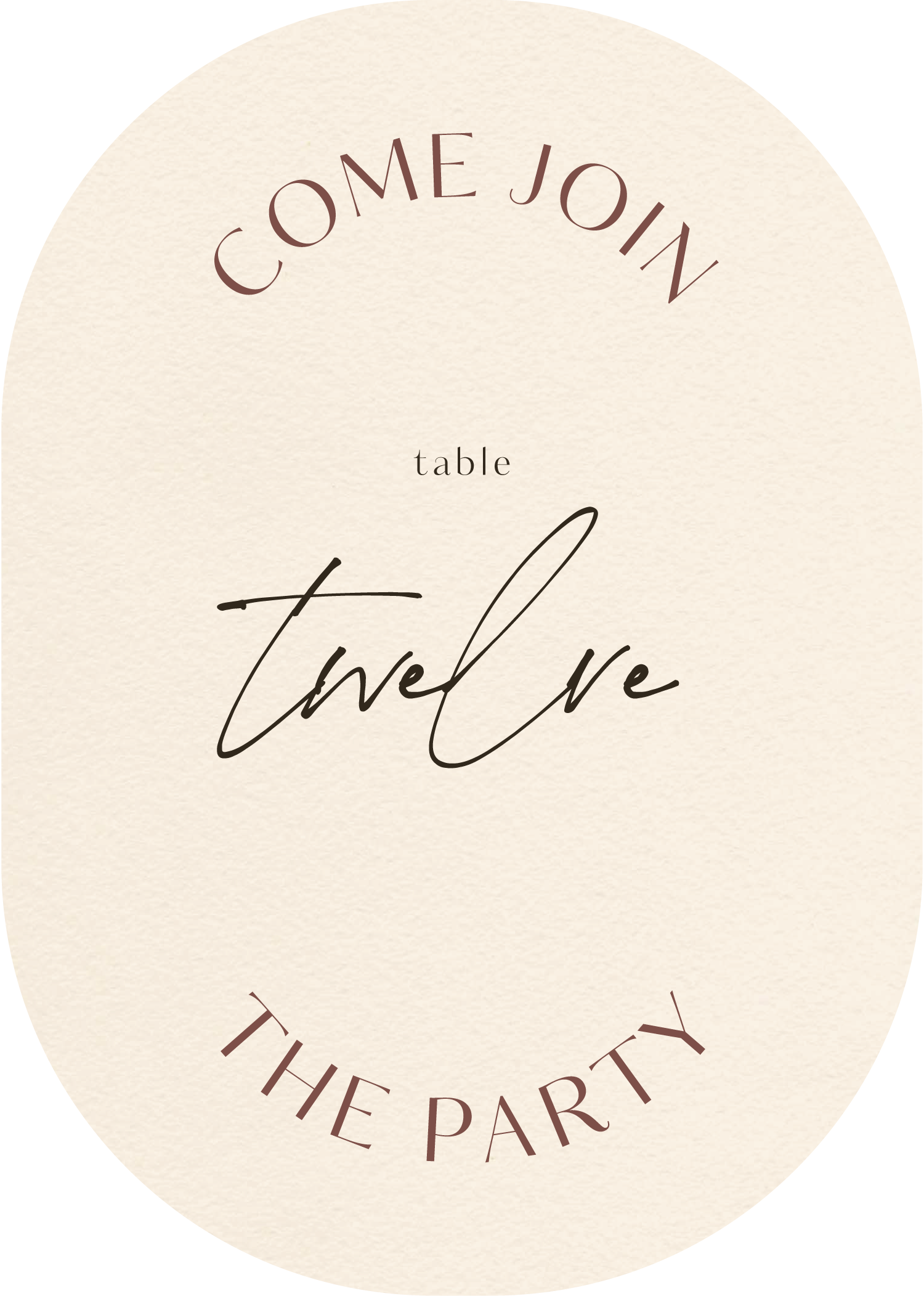 Impressionist - Table Numbers