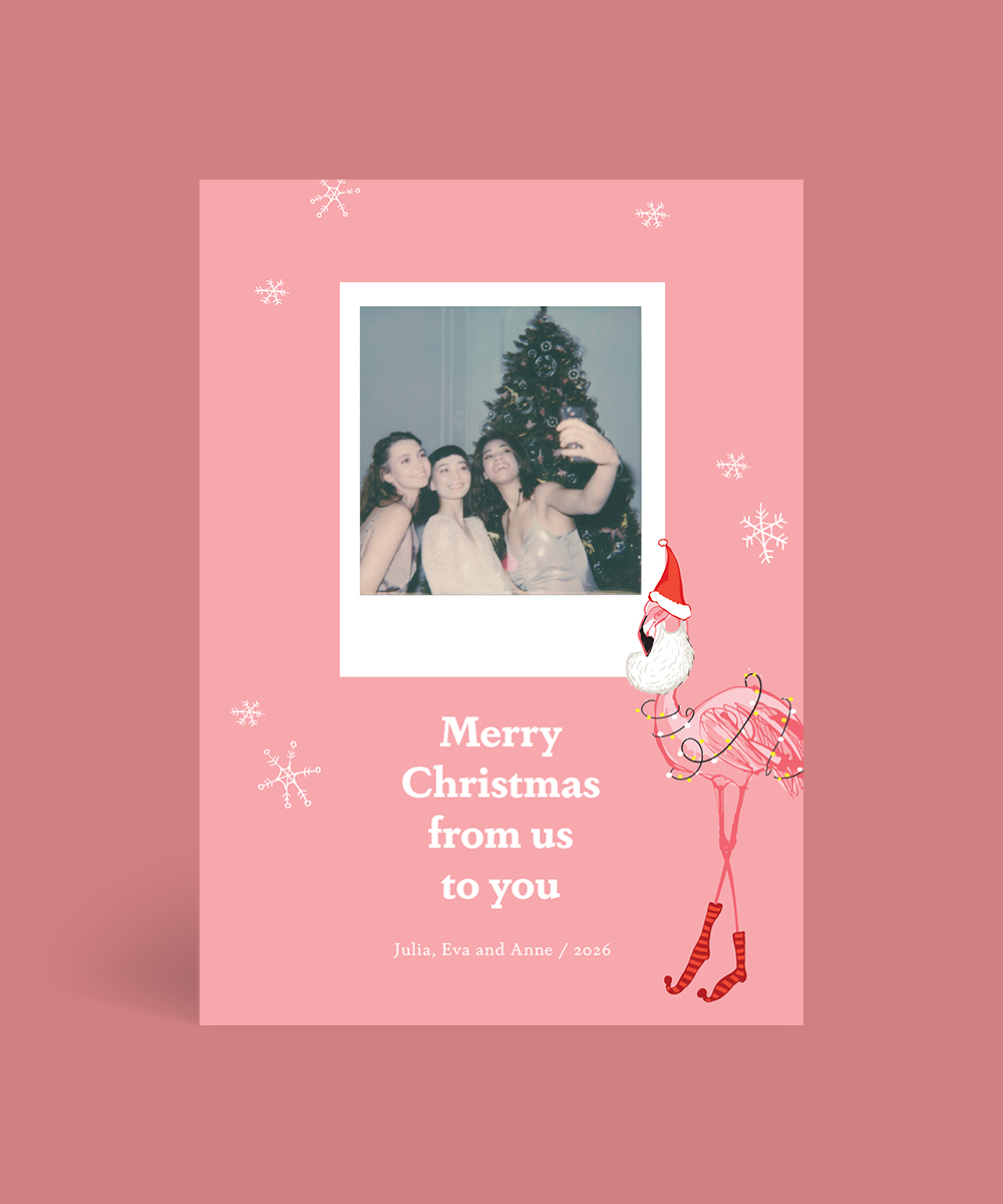 Polaroid Xmas Christmas Cards - Digital Printing design preview