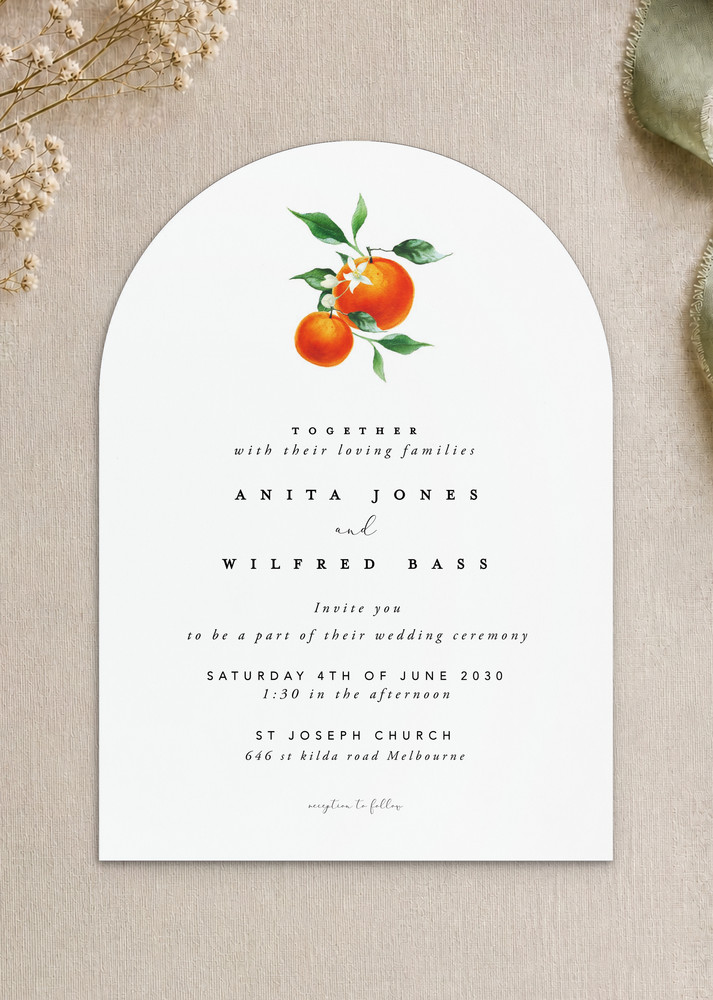 Fruit Series - Wedding Invitations