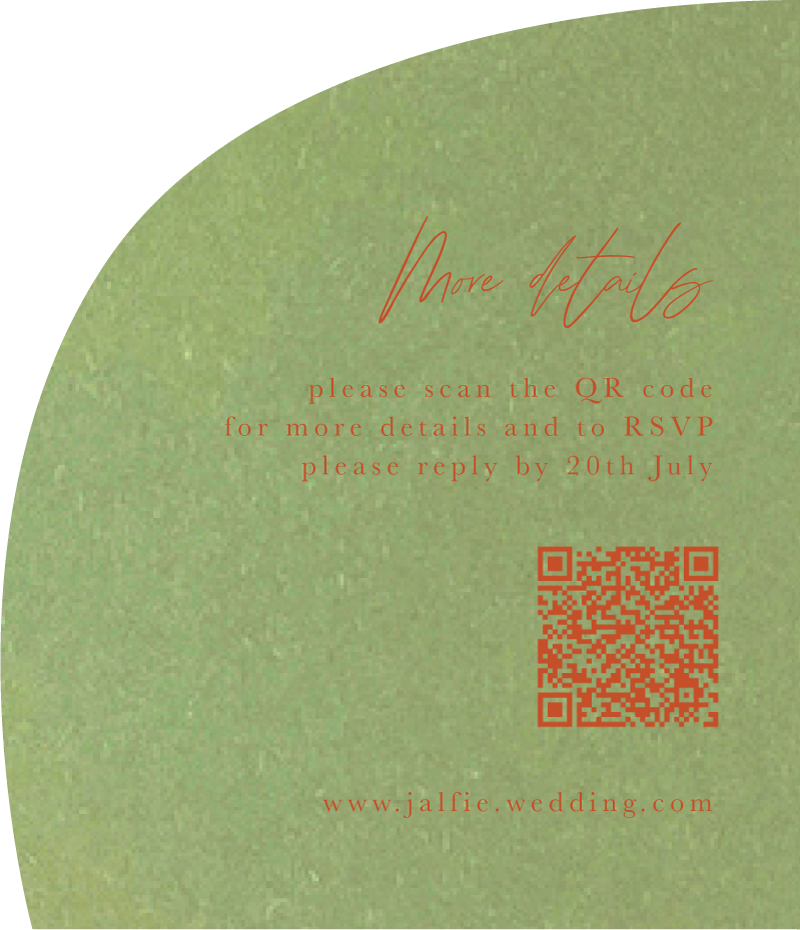 Oh Pear! RSVP Cards - Digital Printing design preview
