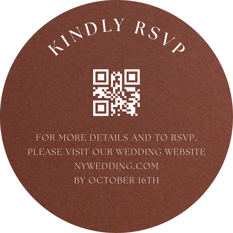 The Mountain RSVP Cards - White Ink design preview
