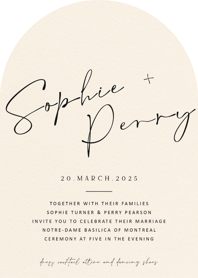 Harmony Wedding Invitations - Digital Printing design preview