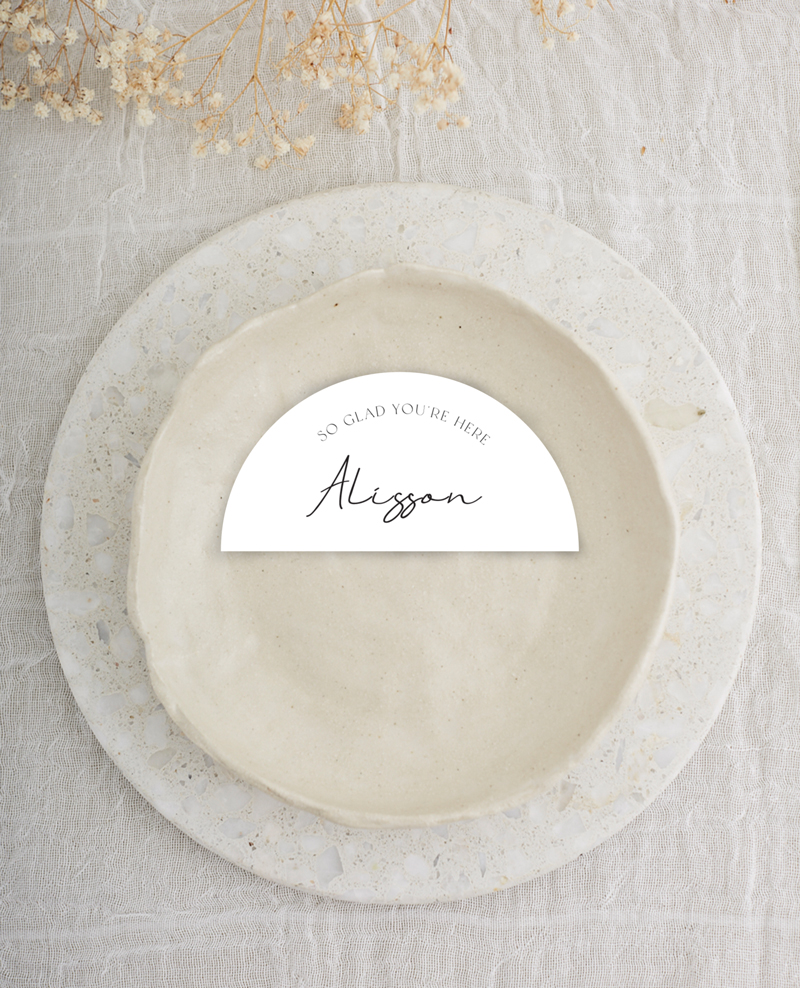 Ivory - Wedding Place Cards