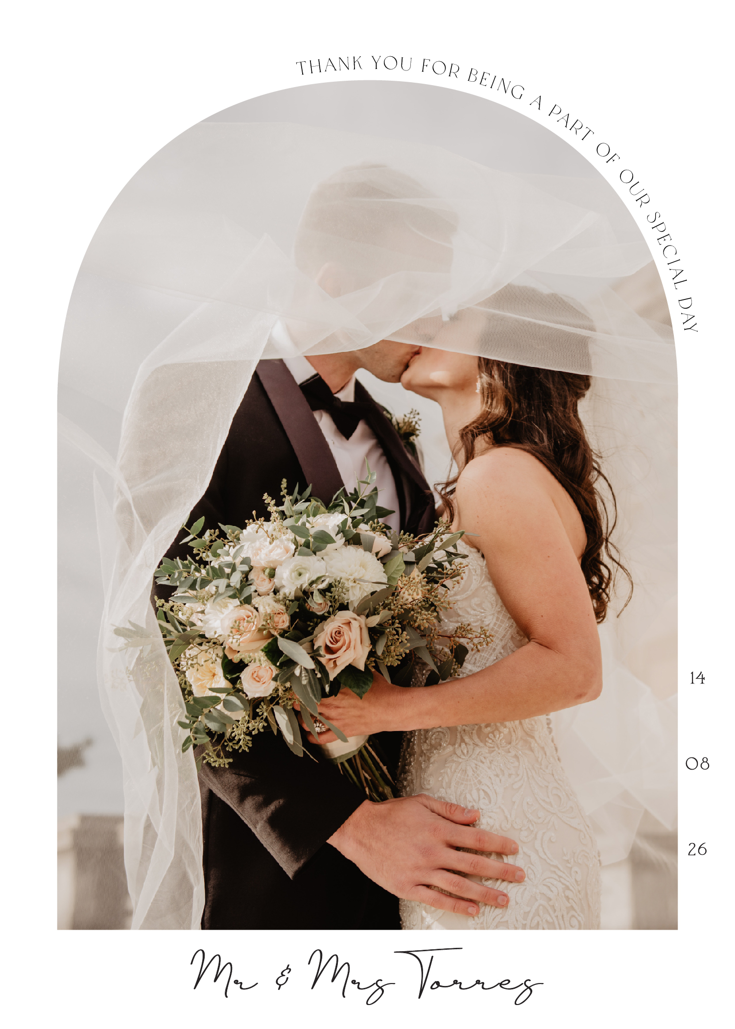 Ivory - Wedding Thank You Cards