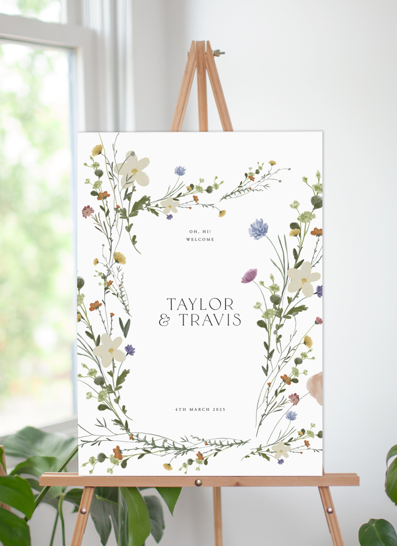 Wildest Dreams Wedding Signs - Digital Printing design preview
