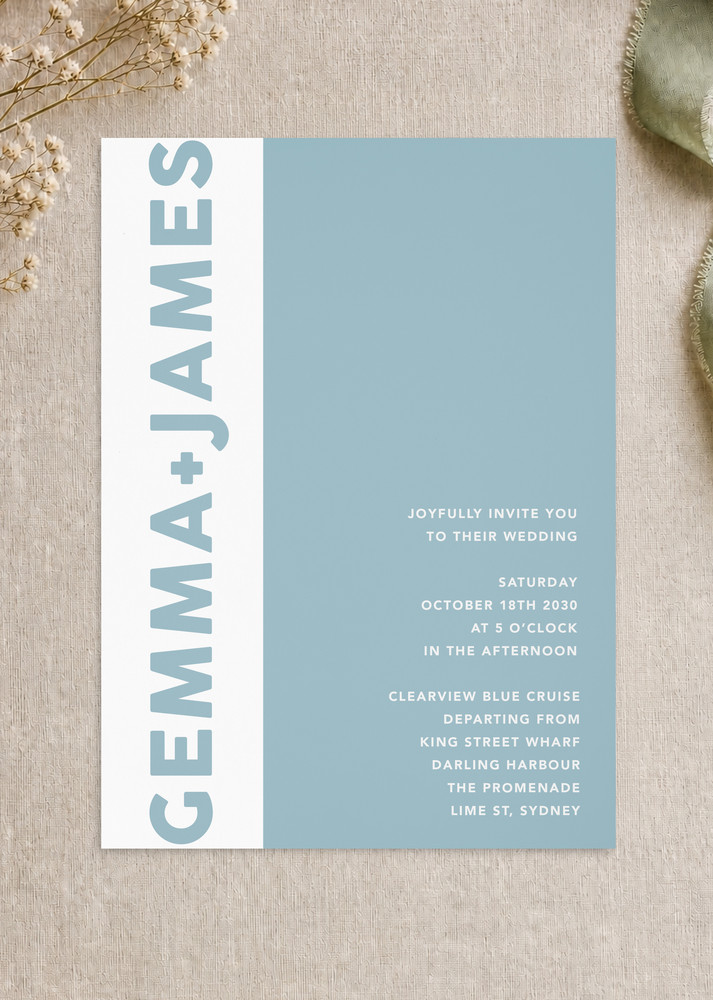Clearview Wedding Invitations - Digital Printing design preview