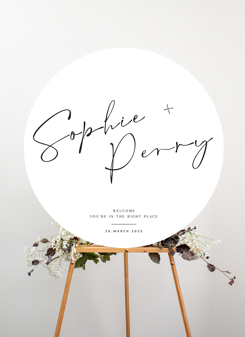 Harmony Wedding Signs by Paperlust