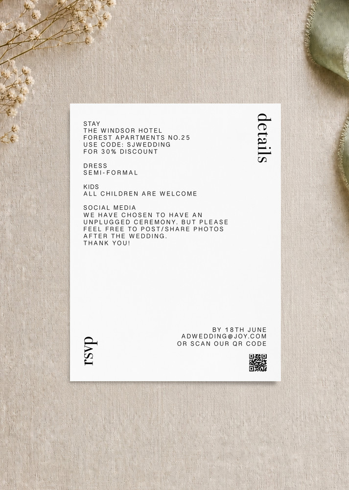Alysian - RSVP Cards
