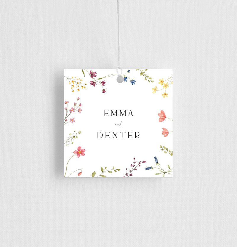 Wild Meadow Gift Tags - Digital Printing design preview