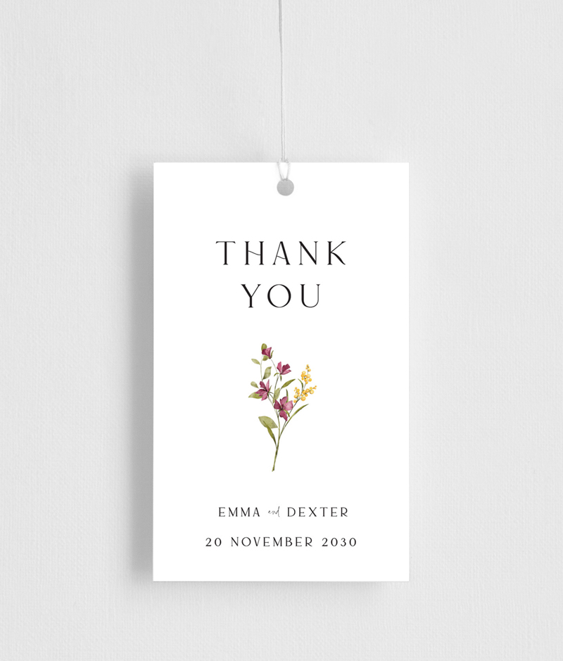 Wild Meadow Gift Tags - Digital Printing design preview