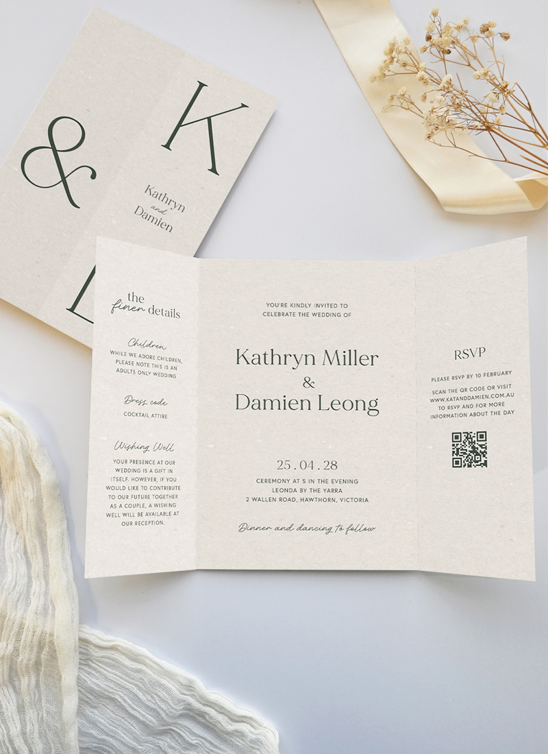 Evergreen - Wedding Invitations
