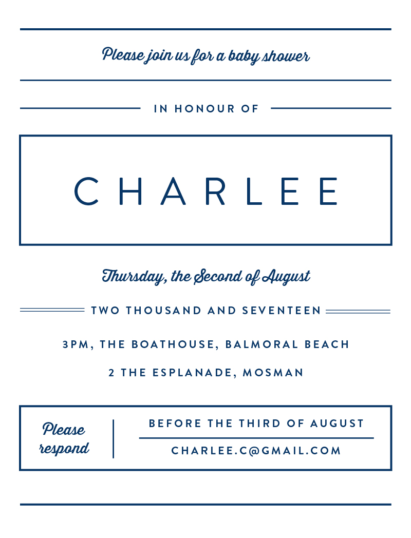 Baby Is Coming Baby Shower Invitations - Digital Printing design preview