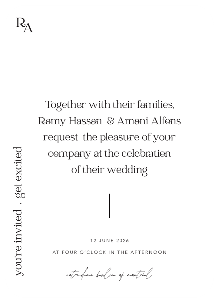 Koffee Wedding Invitations - Digital Printing design preview