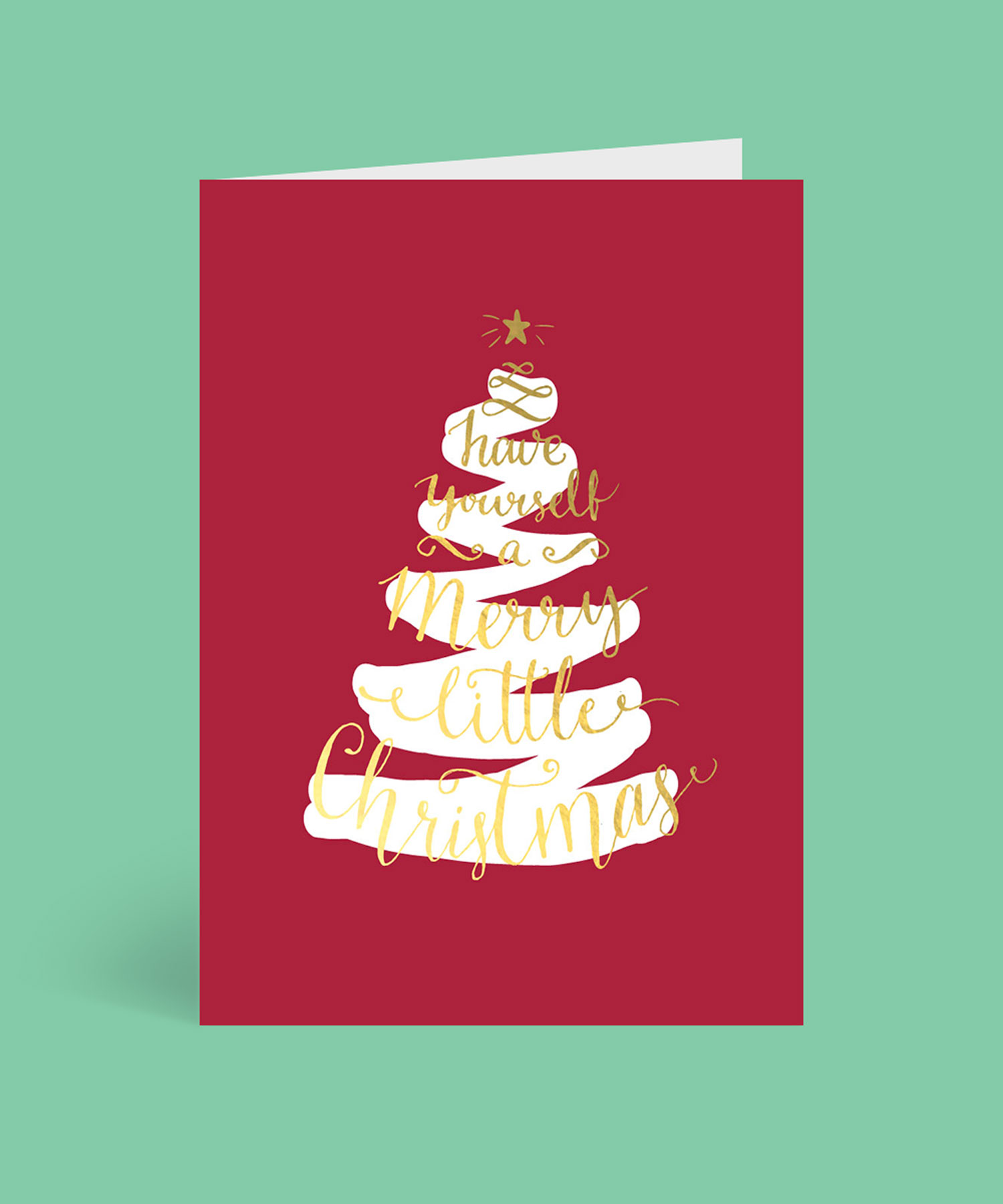 Christmas Tree christmas card design from Paperlust.