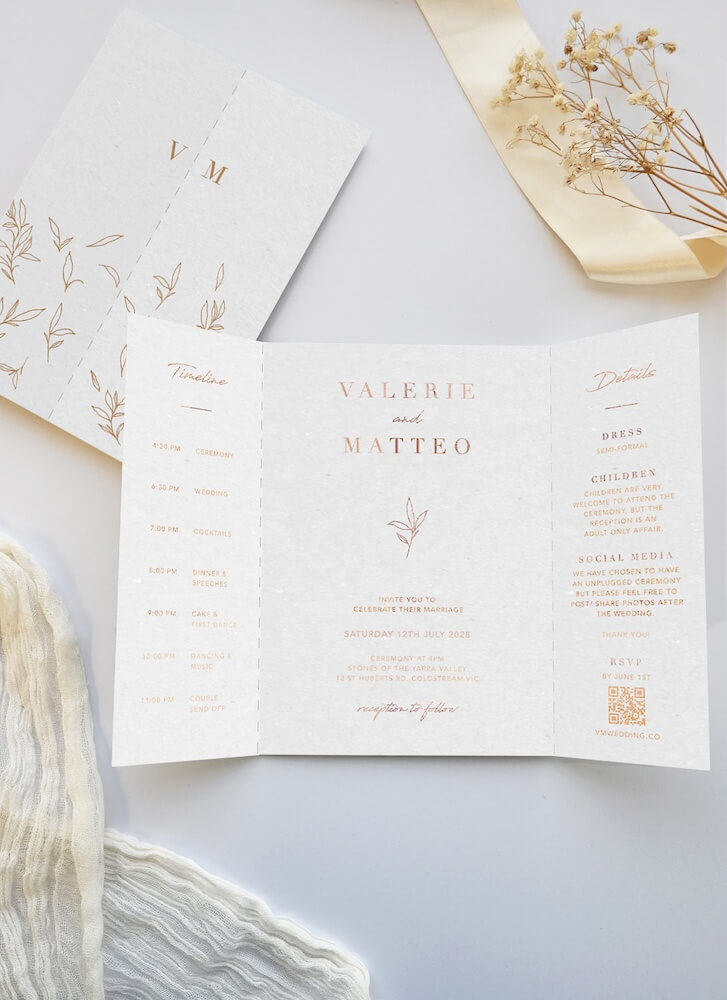 Modern Simplicity - Wedding Invitations