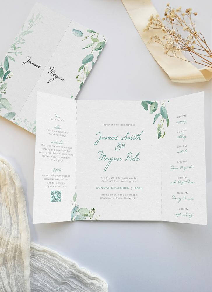 Botanical Geo - Wedding Invitations