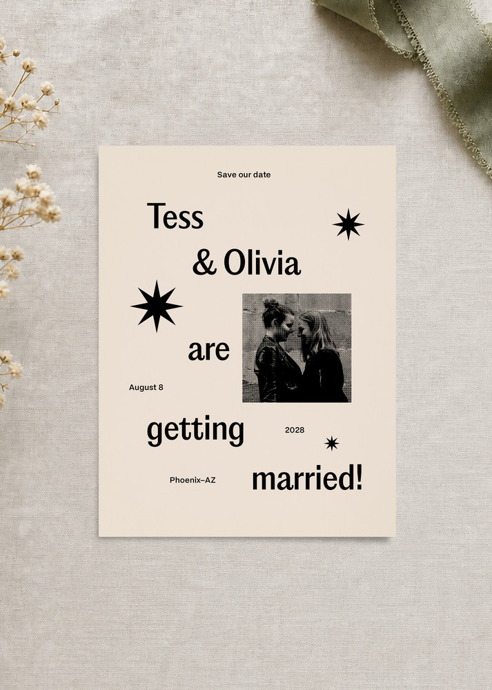 Arizona Save The Date - Digital Printing design preview