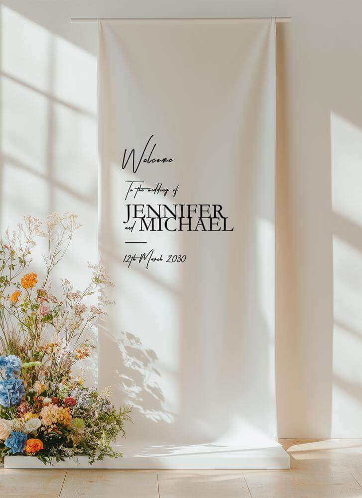 The BWM Wedding Signs - Digital Printing design preview