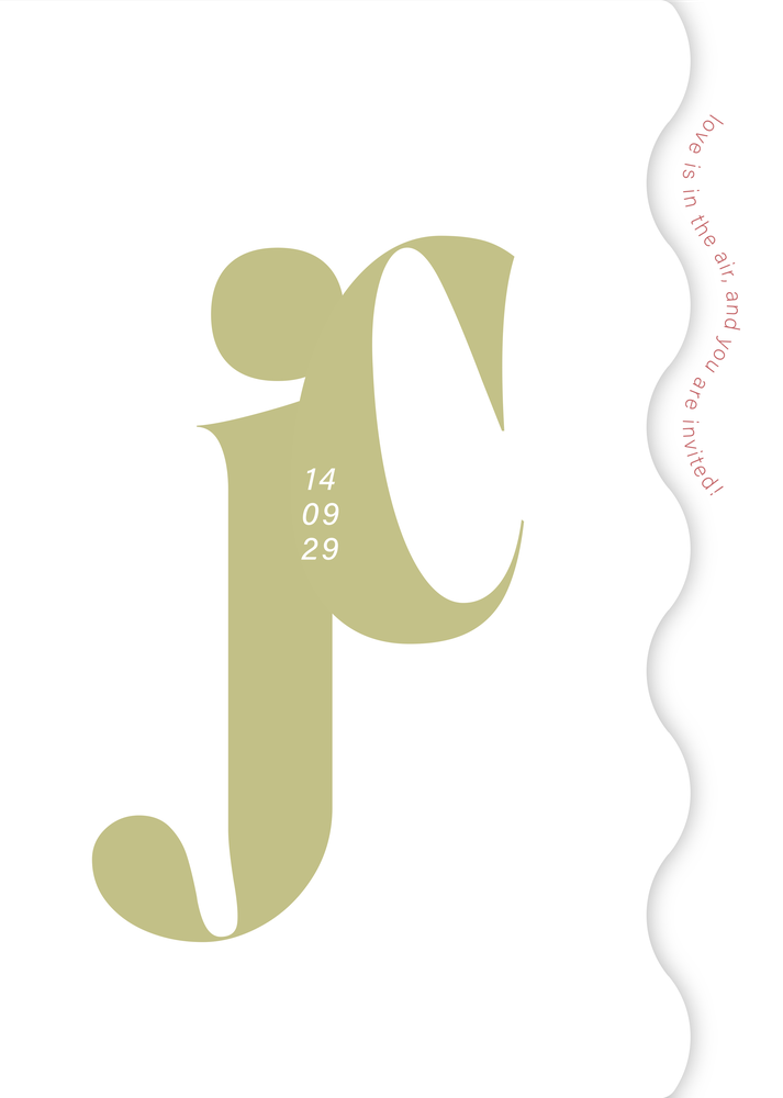 Olive Rose Wedding Invitations - Digital Printing design preview