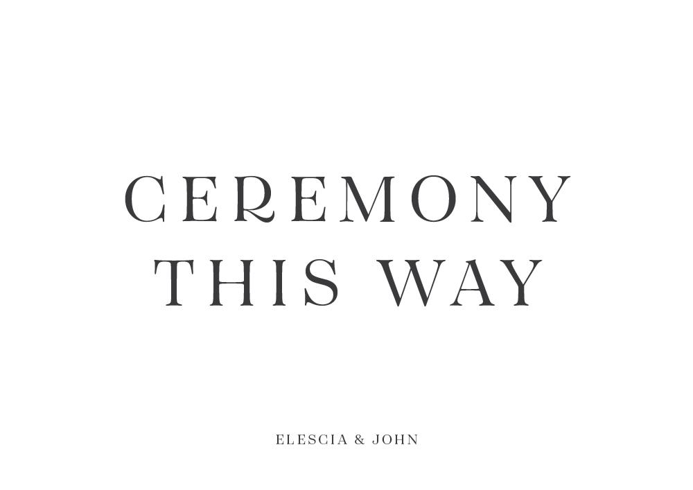 Minimal Wedding Signs - Digital Printing design preview
