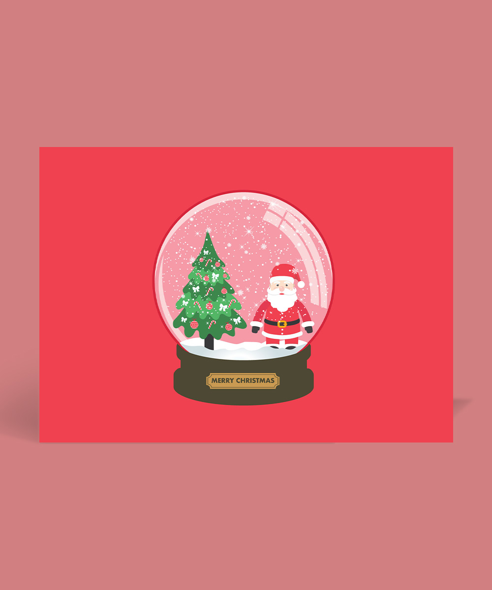 Let It Snow Christmas Cards - Digital Printing design preview