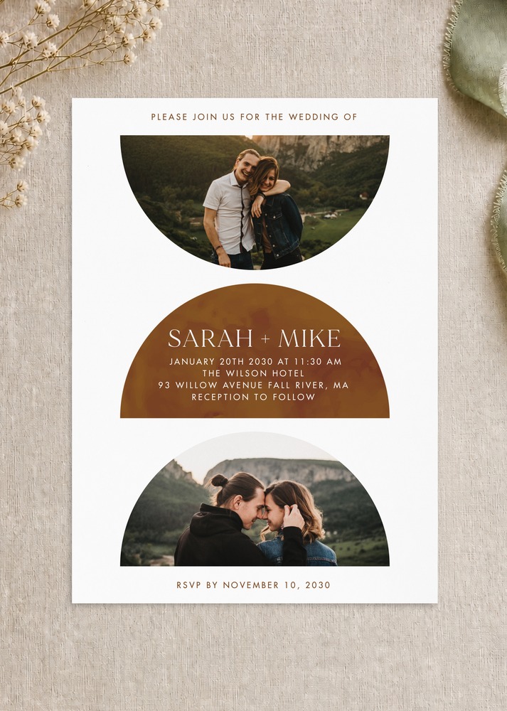 Modern Horizons - Wedding Invitations