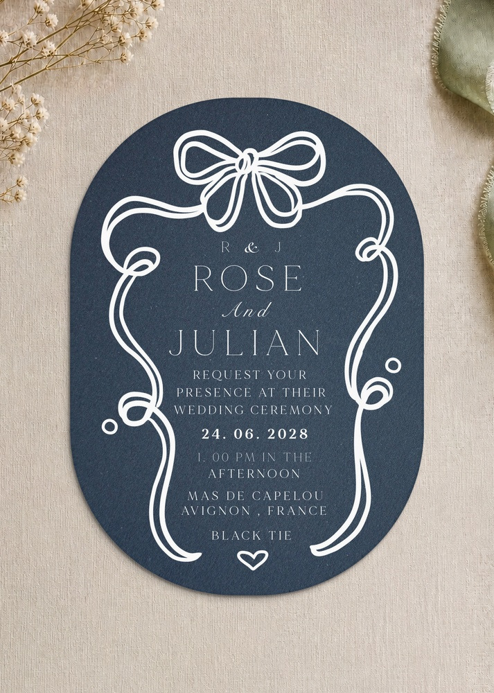Petit Bow - Wedding Invitations