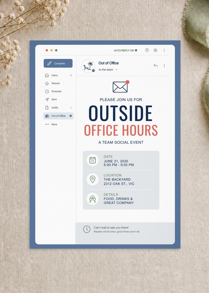 Outside Office Hours - Corporate Event Invitations