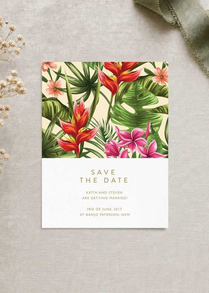 Sweet Tropical - Save The Date