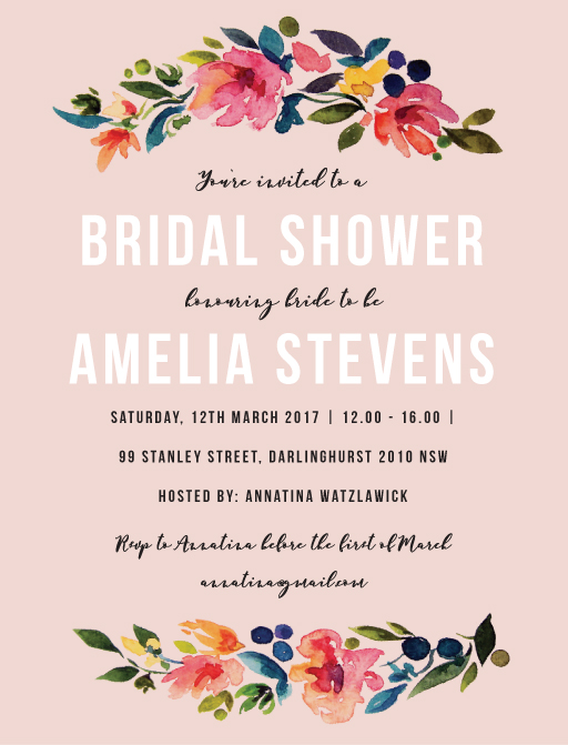 Bridal Shower Invitations - Bridal Shower Invitations