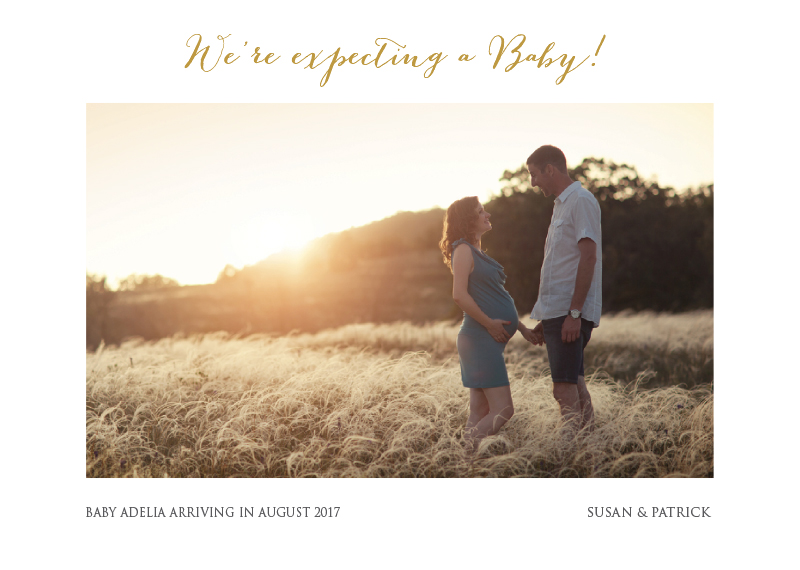 The Perfect Moment - Pregnancy Announcements