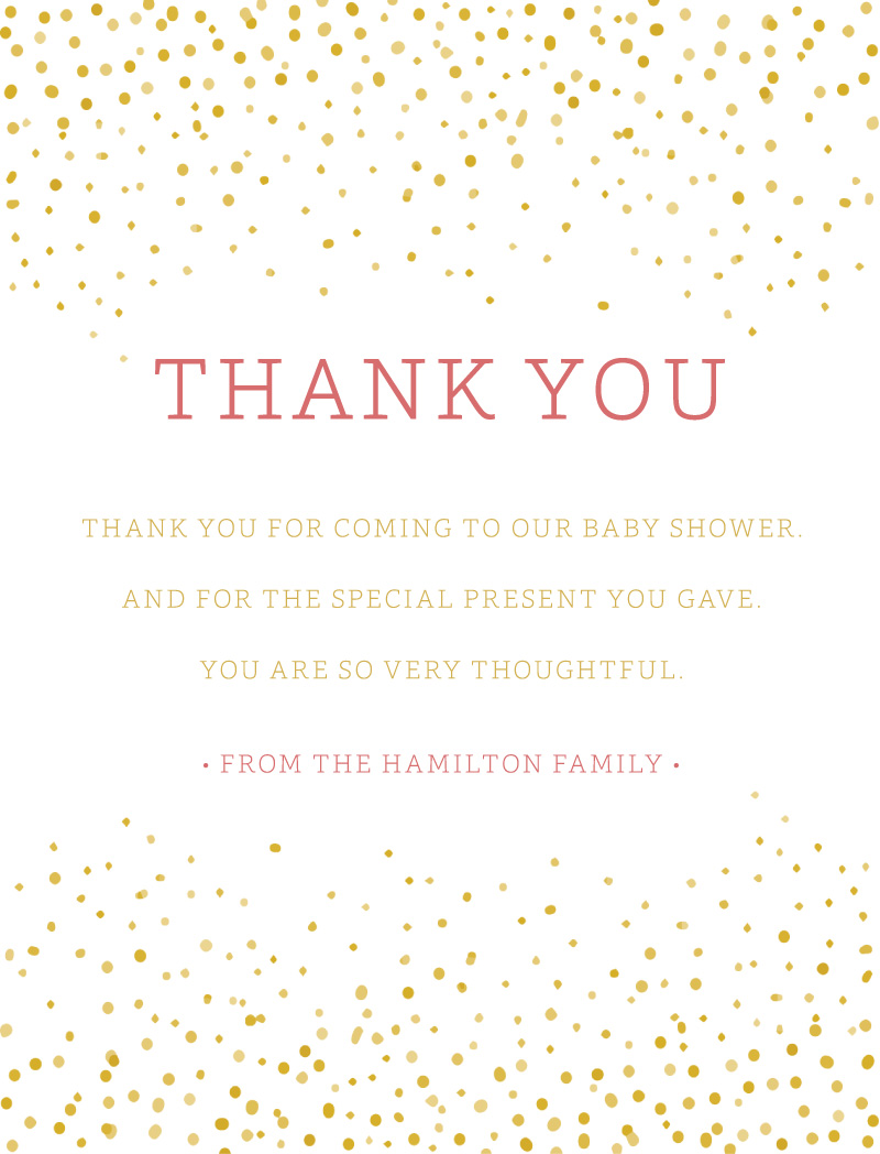 The Magnificent Garden - Baby Shower Thank You Cards