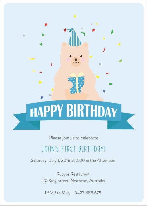 10 Personalised Girls Boys Animal Train Birthday Party Invitations 1st 2nd 3rd