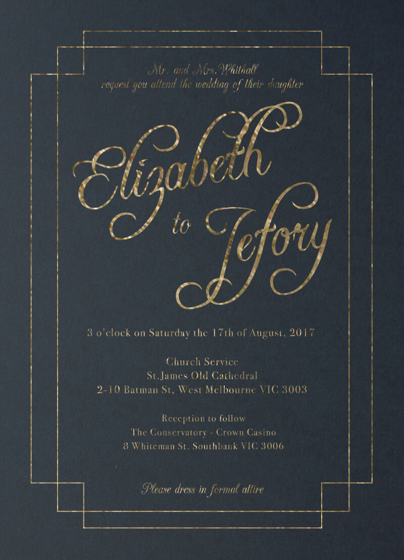 Elegance - Wedding Invitations