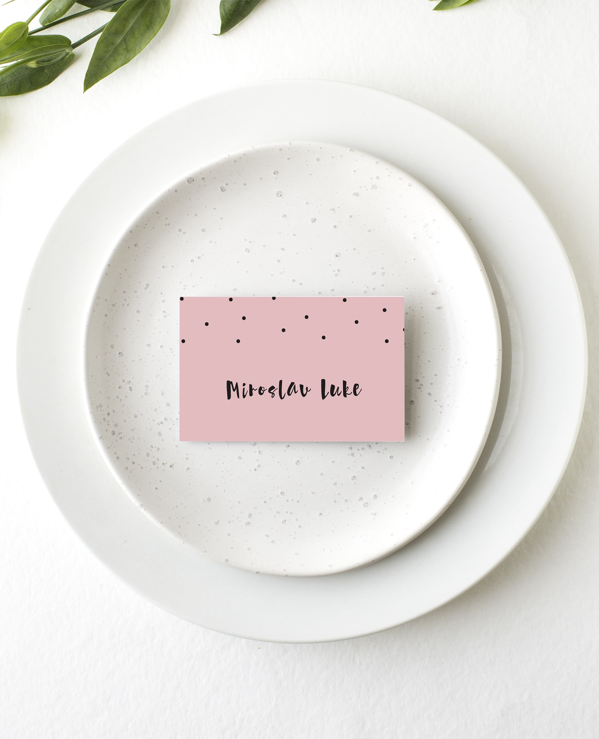 Dots - Wedding Place Cards
