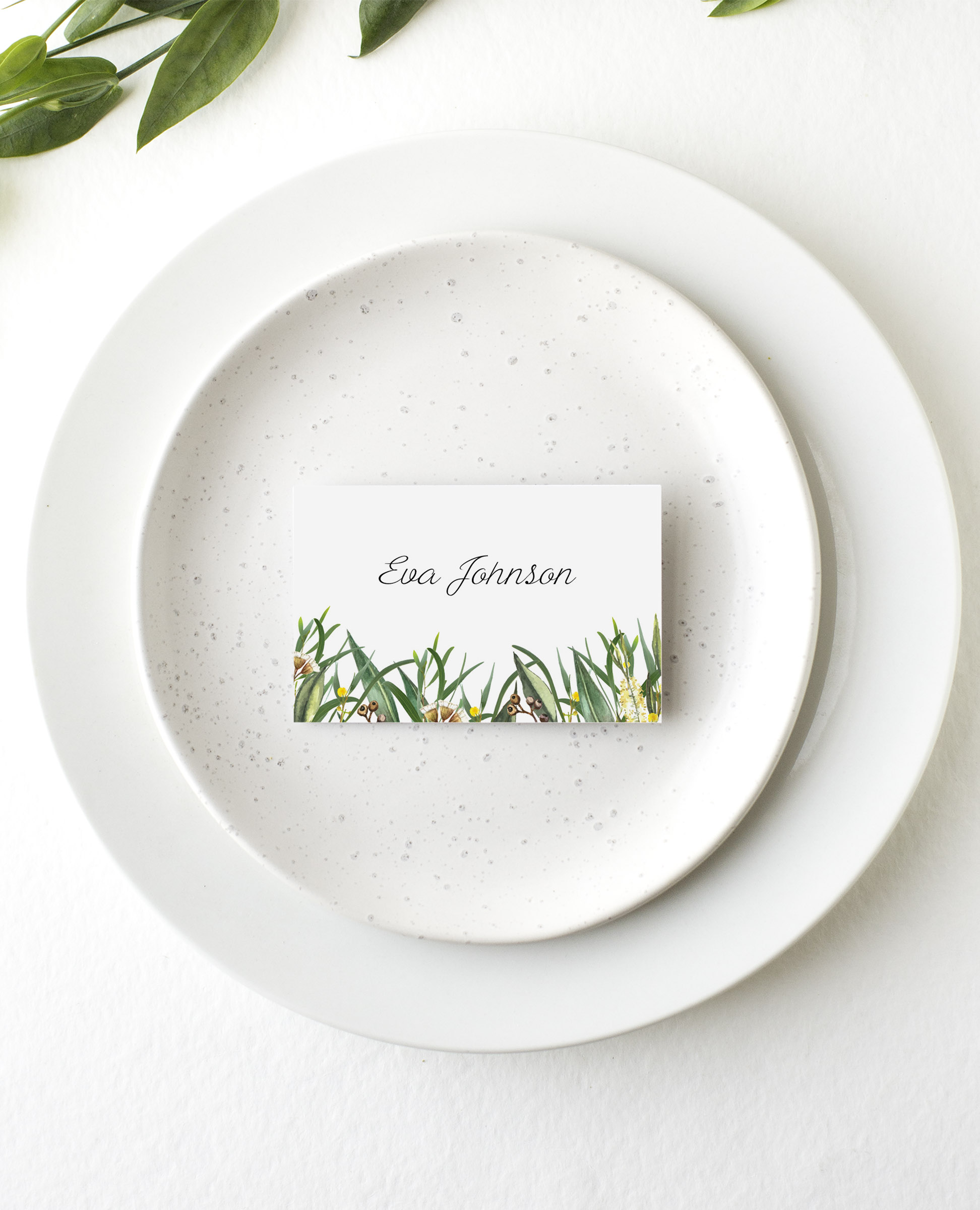 A Bouquet - Wedding Place Cards
