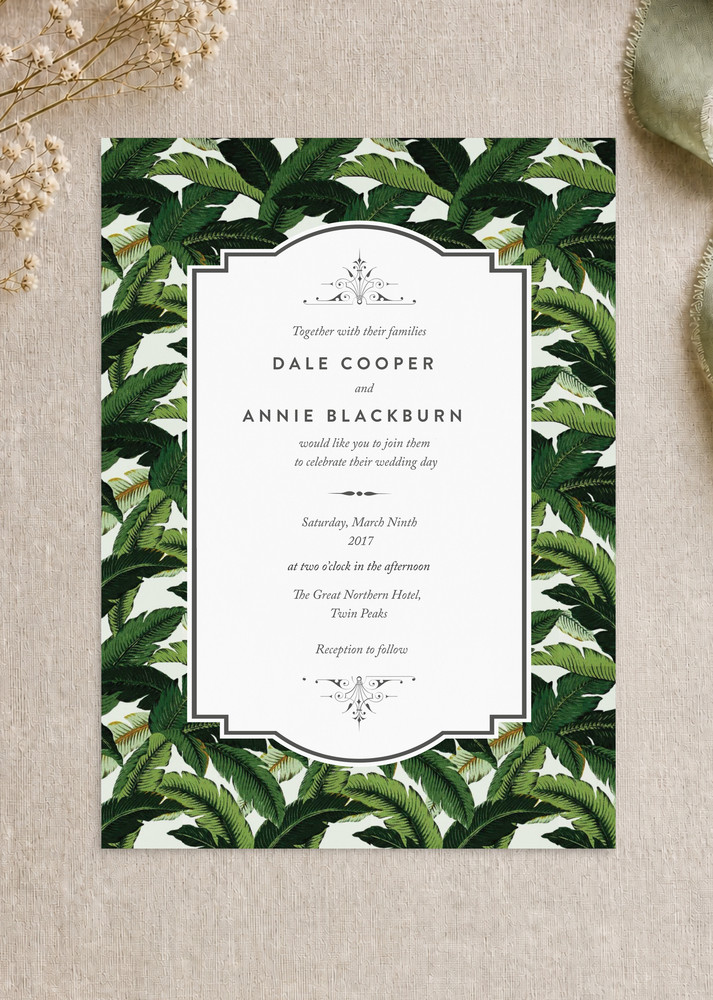 Beverly Hills Hotel - Wedding Invitations