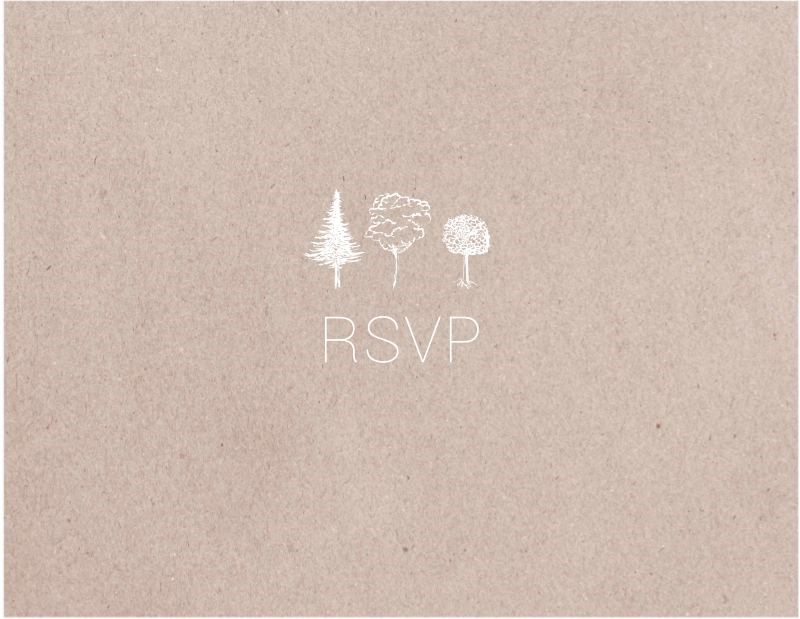 Paper Trees - RSVP Cards