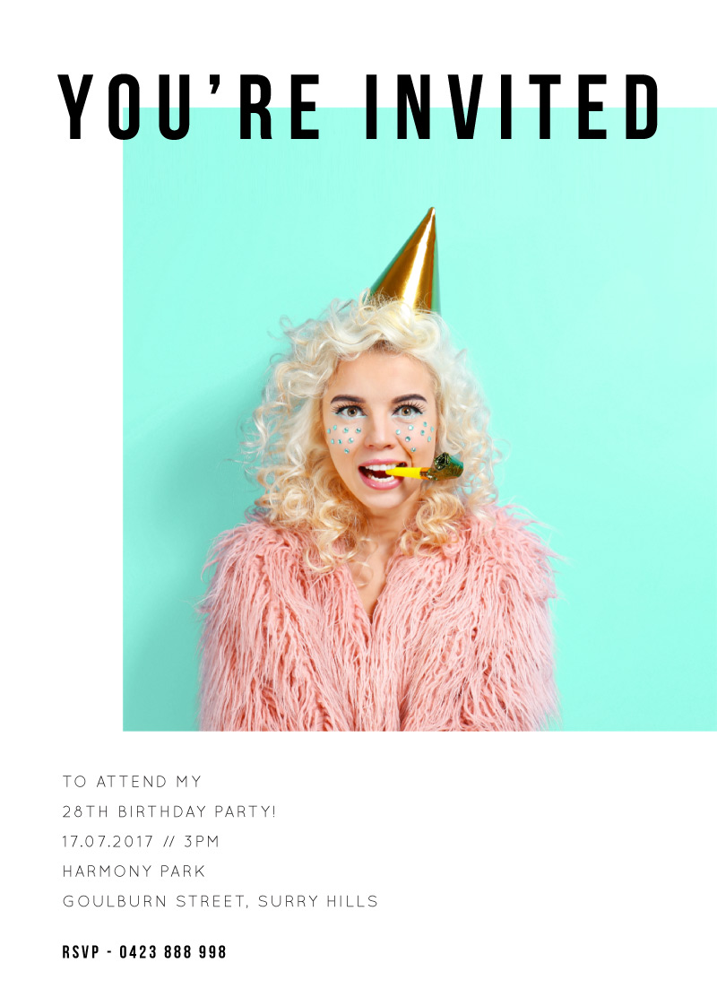 Editorial - Birthday Invitations