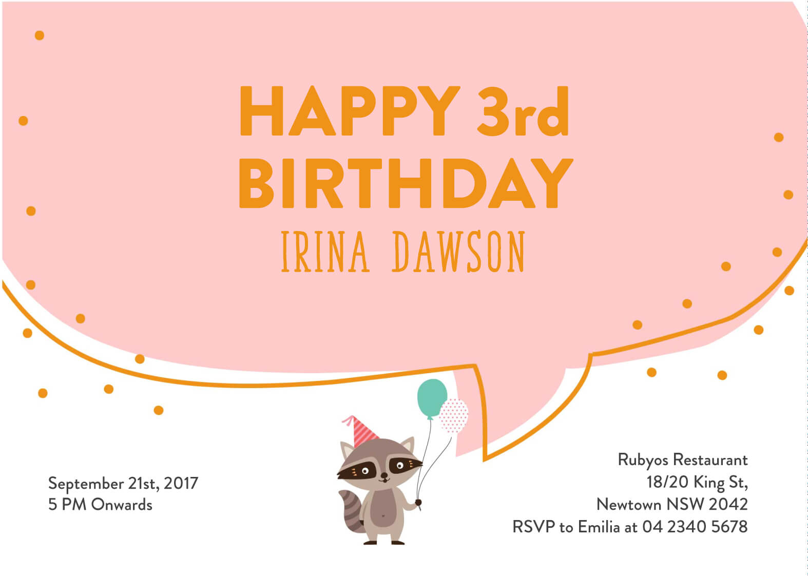 Birthday Fox Birthday Invitations - Foil Stamp design preview