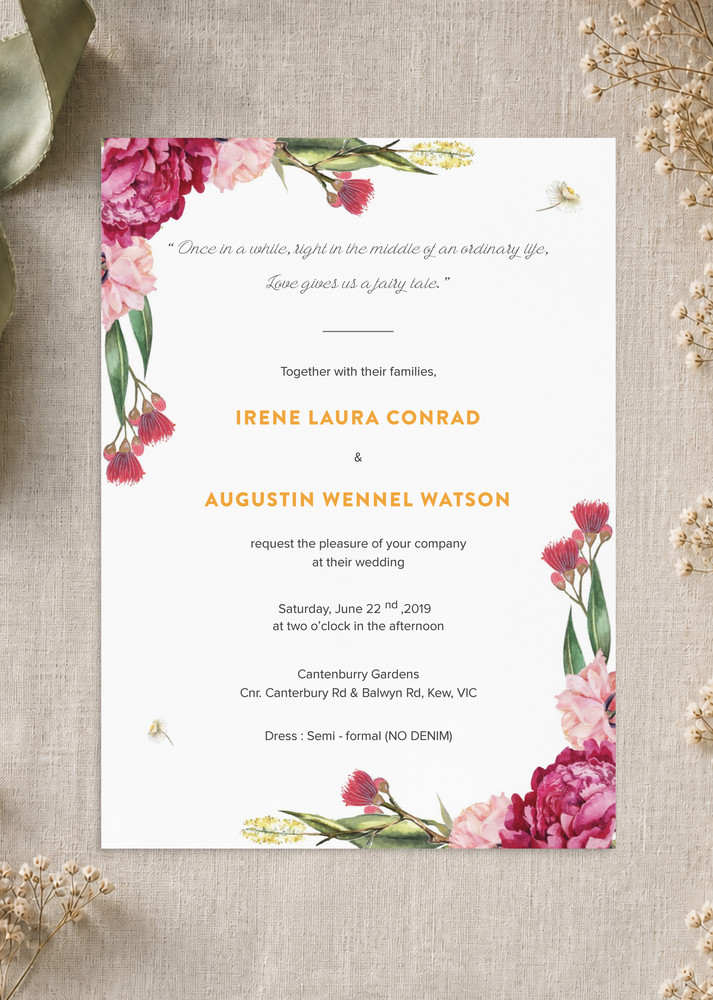 Garden Party - Wedding Invitations
