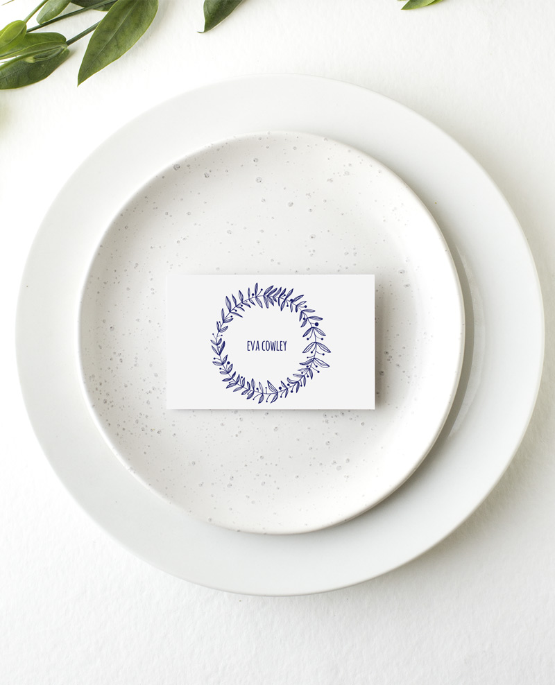 Rustic Garden Wedding Place Cards - Digital Printing design preview