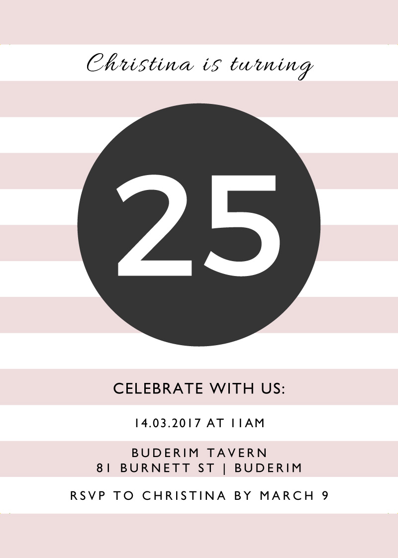 An Event Worth Celebrating Birthday Invitations - Digital Printing design preview